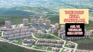 TOKİ Bolu kura sonuçları belli oldu!