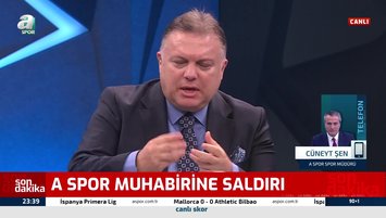 A Spor Muhabiri Emre Kaplan'a çirkin saldırı