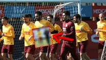 G.Saray idmanında sürpriz! İşte dikkat çeken o kare