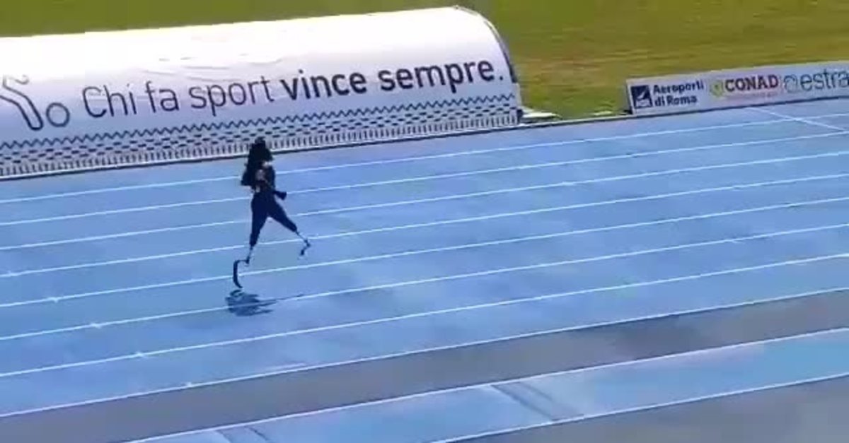 Paralimpik atletten inanılmaz başarı