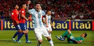 Messi'li Arjantin, Şili'yi yendi