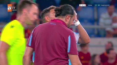 Bruno Peres Roma - Trabzonspor maçında sakatlandı | Son dakika spor haberi