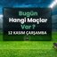 Bugünkü maçlar listesi (12 Kasım)