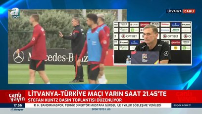 >Stefan Kuntz Litvanya - Türkiye maçı öncesi açıklamalarda bulundu! 