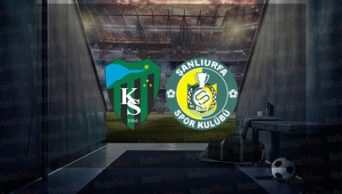 Kocaelispor - Şanlıurfaspor maçı ne zaman, saat kaçta ve hangi kanalda canlı yayınlanacak? | Trendyol 1. Lig