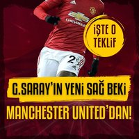 G.Saray'ın yeni sağ beki Manchester United'dan!