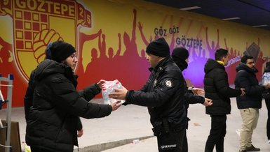 Göztepe taraftarından 5 otobüs yardım!