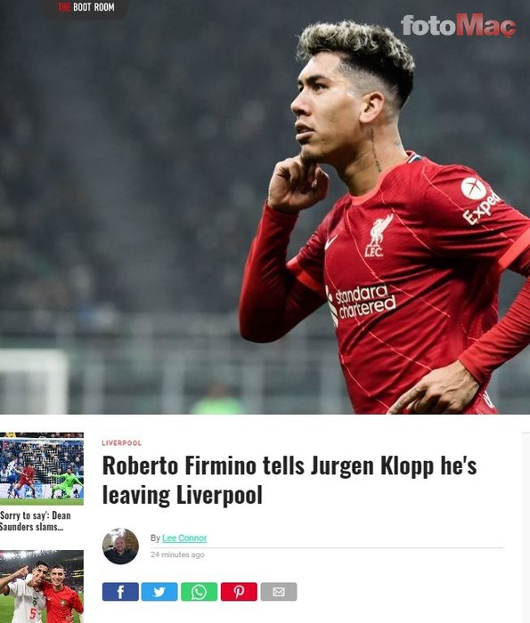GALATASARAY TRANSFER HABERİ: Roberto Firmino ayrılmak istediğini bildirdi!