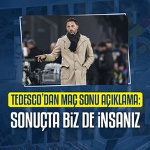 Domenico Tedesco: Bizler de insanız