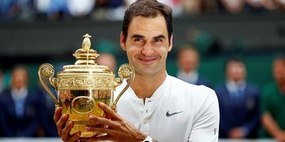 Wimbledon'ın kralı Federer!