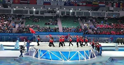 29. Kış Üniversite Oyunları'nın açılış seremonisi yapıldı