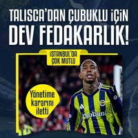 Talisca'dan büyük fedakarlık!