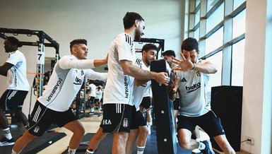Beşiktaş salonda çalıştı