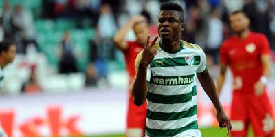 Bursaspor'da Mikel Agu sahalara döndü