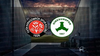 Fatih Karagümrük - Giresunspor maçı CANLI İZLE | Süper Lig