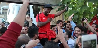 Muhteşem karşılama
