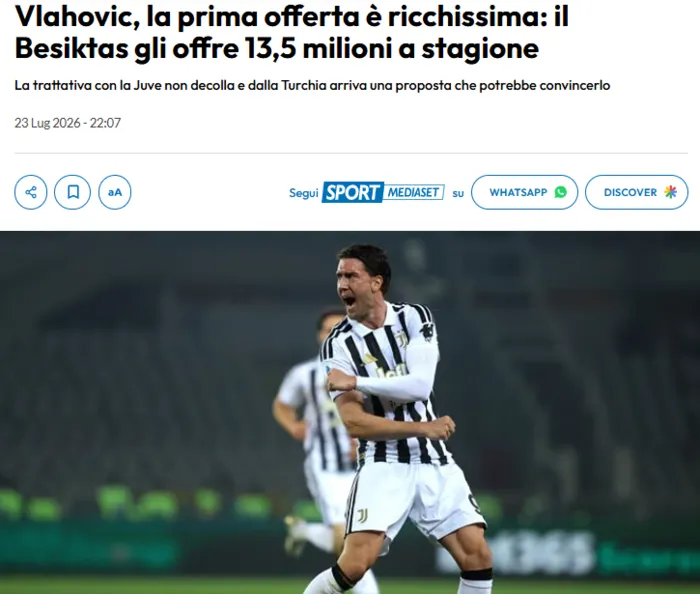 1784881228205.png Beşiktaş'ın Vlahovic teklifi İtalya'da gündem oldu! Transfer... - 1