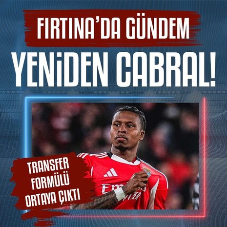 Trabzonspor’da gündem yeniden Cabral! Transfer formülü ortaya çıktı