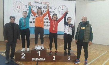 Derya Nur güreşte Türkiye şampiyonu