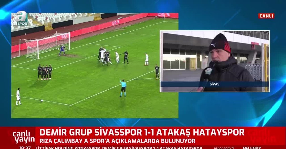 Sivasspor Hatayspor Maci Sonrasi Riza Calimbay Oyunumuzu Skora Yansitamadik Videosunu Izle Fot