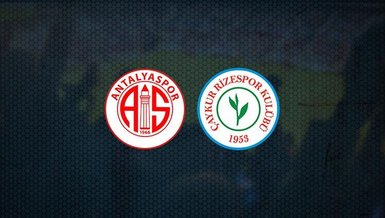 Antalyaspor-Çaykur Rizespor maçı CANLI