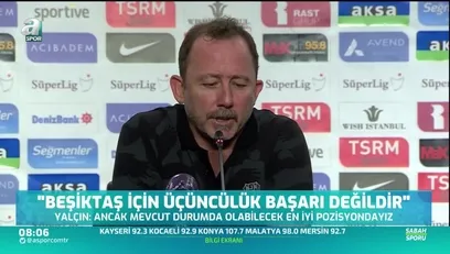 >Sergen Yalçın: Kaleyi Türk oyuncu ile kurtarmayı düşünüyoruz