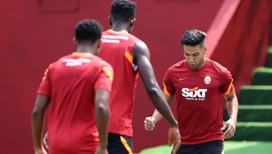 Son dakika spor haberi: Galatasaray'da Radamel Falcao takımla çalıştı! Feghouli...