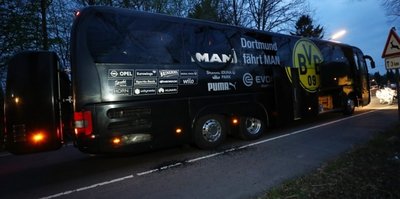 B. Dortmund bus hit by blast