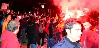 Galatasaray’a coşkulu karşılama