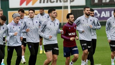 Trabzonspor'da Beşiktaş derbisi öncesi idmanda 7 eksik!