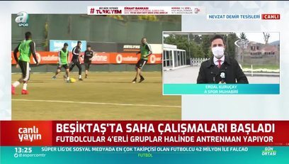 >Beşiktaş sahaya indi!