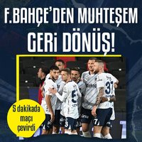 F.Bahçe G.Antep'te geri döndü!