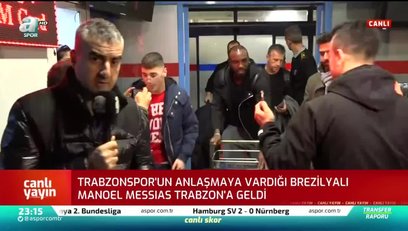 >Manoel Messias Trabzon'a geldi