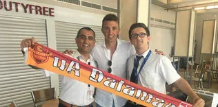 Dalaman Havalimanı’nda sürpriz karşılama
