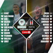 <p>Trendyol Süper Lig'de ertelenen 3. hafta mücadelesinde TÜMOSAN Konyaspor, sahasında Beşiktaş'ı konuk ediyor. Ligde 7. sırada yer alan siyah-beyazlılar, lider Galatasaray'ın 12 puan gerisinde bulunuyor. Sergen Yalçın yönetiminde çıkışa geçmek isteyen Beşiktaş, Konya deplasmanında galip gelerek hem moral bulmayı hem de zirve yarışındaki iddiasını sürdürmeyi hedefliyor. Beşiktaş cephesinde ise 7 futbolcu kadroda yer alamadı.</p>
<p><strong>İŞTE MAÇIN 11'LERİ</strong></p>
<p><strong>TÜMOSAN Konyaspor: </strong>Deniz, Andzouana, Adil, Bazoer, Guilherme, Ho Jo, Melih, Bardhi, Pedrinho, Muleka, Umut.</p>
<p><strong>Beşiktaş: </strong>Ersin, Taylan, Paulista, Emirhan, Rıdvan, Ndidi, Orkun, Rafa Silva, Rashica, Devrim, Abraham</p>
<p><strong><span style="color:#FFFFFF"><span style="background-color:#FF0000">TÜMOSAN Konyaspor-Beşiktaş maçını haberimizden canlı olarak takip edebilirsiniz...</span></span></strong></p>
<p><strong><a href="http://www.fotomac.com.tr/canli-skor/atiker_konyaspor_1922-besiktas-maci-64296011"><img alt="" data-pimg="https://iaftm.tmgrup.com.tr/e7eabd/0/0/0/0/800/153?u=https://iftm.tmgrup.com.tr/2025/10/22/konyaspor-besiktas-canli-tumosan-konyaspor-besiktas-maci-saat-kacta-ve-hangi-kanalda-sifresiz-nasil-izlenir-1761143888599.gif&mw=1366" src="https://iaftm.tmgrup.com.tr/56678e/0/0/0/0/800/153?u=https://iftm.tmgrup.com.tr/2025/10/22/konyaspor-besiktas-canli-tumosan-konyaspor-besiktas-maci-saat-kacta-ve-hangi-kanalda-sifresiz-nasil-izlenir-1761143888599.gif" style="height:153px; width:800px"></a></strong></p>
<p><strong><span style="background-color:#FFFF00">TÜMOSAN KONYASPOR-BEŞİKTAŞ MAÇI NE ZAMAN, SAAT KAÇTA?</span></strong></p>
<p>Trendyol Süper Lig'in 3. hafta erteleme karşılaşmasında oynanan TÜMOSAN Konyaspor-Beşiktaş maçı 22 Ekim Çarşamba günü saat 20.00'de başladı.</p>
<p><strong><span style="background-color:#FFFF00">TÜMOSAN KONYASPOR-BEŞİKTAŞ MAÇI HANGİ KANALDA?</span></strong></p>
<p>Medaş Konya Büyükşehir Stadyumu'nda oynanan TÜMOSAN Konyaspor-Beşiktaş maçı <strong><span style="color:#FFFFFF"><span style="background-color:#FF0000">beIN Sports 1</span></span></strong> ekranlarından canlı olarak yayınlanıyor.</p>
<p><strong><span style="background-color:#FFFF00">BEŞİKTAŞ'TA TEK HEDEF GALİBİYET</span></strong></p>
<p>Dolmabahçe'de oynanan Gençlerbirliği maçını 2-1 kaybeden ve zirve yarışında ağır yara alan Beşiktaş, erteleme maçında hata yapmak istemiyor. Teknik Direktör Sergen Yalçın yönetiminde mutlak 3 puan için sahaya çıkan siyah-beyazlılar, Konya deplasmanında etkili bir performans ortaya koymayı hedefliyor.</p>
<p><strong><span style="background-color:#FFFF00">BEŞİKTAŞ KADROSUNDA 7 EKSİK</span></strong></p>
<p>Siyah-beyazlı ekip Tümosan Konyaspor maçında tam 7 oyuncusundan yararlanamadı. Sakatlığı iyileşen ve takımla çalışmalara başlayan Demir Ege Tıknaz maç eksiği nedeniyle forma giyemedi. Ayrıca statü gereği sezon başında transfer edilen Cerny, Gökhan, Cengiz, Djalo, El Bilal Toure ve Jota Silva takımdaki yerlerini alamadılar.</p>
<p><strong><span style="background-color:#FFFF00">KONYASPOR İLE BEŞİKTAŞ ARASINDA 49. RANDEVU</span></strong></p>
<p>Beşiktaş ile Konyaspor, Süper Lig'de 49. kez karşılaştılar. Ligdeki 48 maçın 27'sini siyah-beyazlı takım kazanırken, 7 müsabakadan yeşil-beyazlı ekip galip ayrıldı. Taraflar 14 karşılaşmada birbirlerine üstünlük kuramadı. Kartal söz konusu maçlarda 92 kez rakip fileleri havalandırırken, Konyaspor 44 gol kaydetti.</p>
<p><strong><span style="background-color:#FFFF00">GÖZLER RAFA SILVA'DA</span></strong></p>
<p>Beşiktaş'ta gözler, son 1 yılın skor anlamında en üretken ismi Rafa Silva'da. Gençlerbirliği karşısında Cengiz Ünder'e asist yaparak skora katkıda bulunan Portekizli yıldız, siyah-beyazlı takımın zorlu deplasmanda en önemli kozu konumunda. Eyüpspor maçında 1, Kayserispor karşısında 3, Kocaelispor sınavında ise 1 kez ağları sallayan 32 yaşındaki maestronun Trendyol Süper Lig'de toplam 5 golü bulunuyor. Rafa Silva ayrıca UEFA Konferans Ligi'nde St. Patrick's maçlarında 2 gol pası vermişti.</p>
<p><strong><span style="background-color:#FFFF00">TÜMOSAN KONYASPOR-BEŞİKTAŞ MAÇI HAKEMİ</span></strong></p>
<p>Merkez Hakem Kurulu'ndan yapılan açıklamaya göre TÜMOSAN Konyaspor- Beşiktaş maçını hakem Ozan Ergün yönetiyor. Ergün'ün yardımcıları İbrahim Çağlar Uyarcan ve Mustafa Savranlar. Karşılaşmanın 4. hakemi ise İlker Yasin Avcı. Beşiktaş Ozan Ergün'ün bugüne kadar düdük çaldığı 3 karşılaşmada 1 galibiyet, 2 beraberlik aldı. Merkez Hakem Kurulu (MHK) tarafından yapılan açıklamaya göre; Çaykur Rizespor-RAMS Başakşehir maçının VAR hakemi olarak Özgür Yankaya, Tümosan Konyaspor-Beşiktaş maçının VAR hakemi olarak ise Ümit Öztürk görevlendirildi.</p>