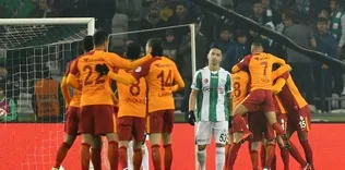 Galatasaray Konya’dan avantajlı döndü!