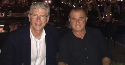Arsene Wenger, Bodrum'da Fatih Terim'le bir araya geldi