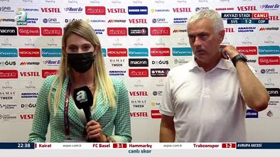 Trabzonspor Roma maçı sonrası Jose Mourinho'dan Fırtına'ya övgü geldi!