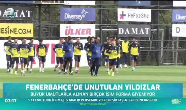Fenerbahçe'de unutulan yıldızlar