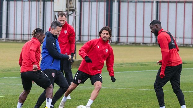 Samsunspor Erzurumspor maçının çalışmalarına başladı