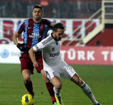 Trabzonspor - Beşiktaş Spor Toto Süper Lig 12. hafta mücadelesi