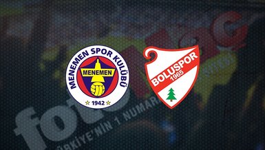 Menemenspor - Boluspor maçı ne zaman, saat kaçta ve hangi kanalda canlı yayınlanacak? | TFF 1. Lig