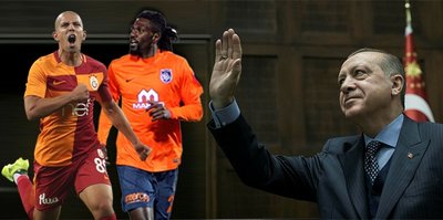 Feghouli ve Adebayor'dan Cumhurbaşkanı Erdoğan'a teşekkür