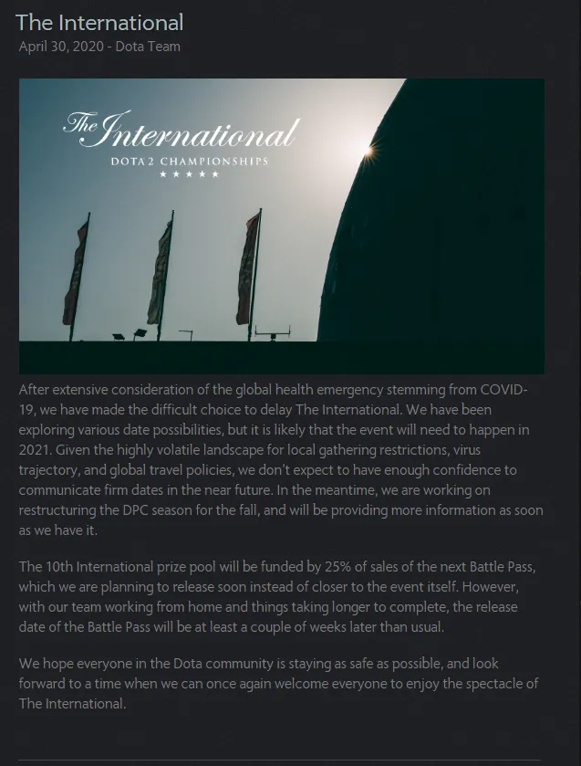 Dota 2 The International Turnuvası ertelendi - 1