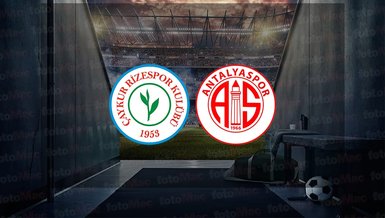 Rizespor - Antalyaspor maçı ne zaman, saat kaçta ve hangi kanalda canlı yayınlanacak? | Trendyol Süper Lig