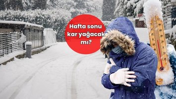 Hafta sonu kar geliyor