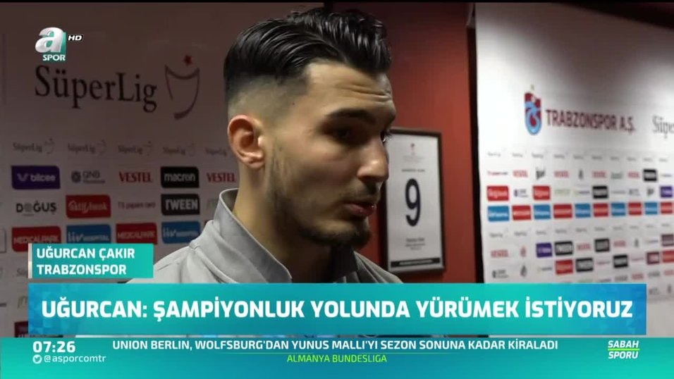 Ugurcan Cakir Sampiyonluk Yolunda Yurumek Istiyoruz Videosunu Izle Fotomac Tv