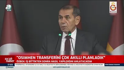 Osimhen transferinde son durum ne? Dursun Özbek açıkladı!