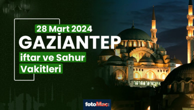 Gaziantep ezan vakitleri 28 Mart 2025 | Gaziantep sahur, iftar saati | İMSAKİYE