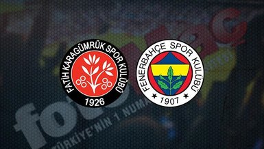 Fatih Karagümrük Fenerbahçe maçı CANLI İZLE 💥 | Fatih Karagümrük - Fenerbahçe maçı hangi kanalda canlı yayınlanacak? Fenerbahçe maçı saat kaçta?